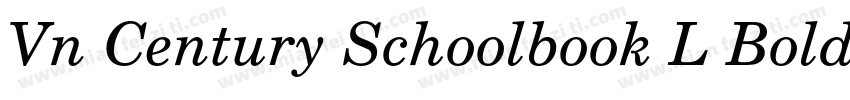 Vn Century Schoolbook L Bold字体转换